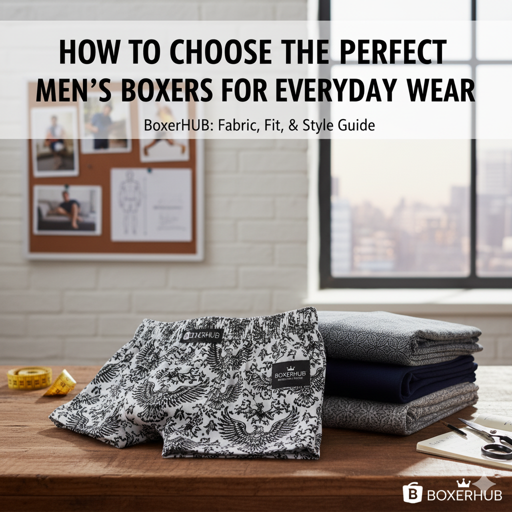 How to Choose the Perfect Men’s Boxers for Everyday Wear
