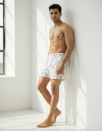 Men's Organic Cotton Boxers - Boats on Sea & Cheeta the Wild (Pack of 2)