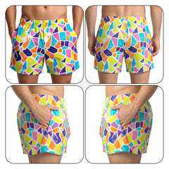 Multi Colours blocks-Men's Organic Cotton Boxers