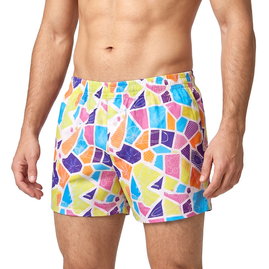 Multi Colours blocks-Men's Organic Cotton Boxers