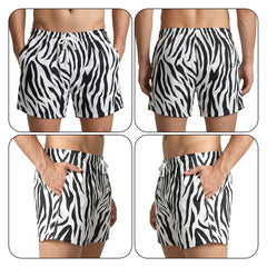 Zebra Strips-Men's Organic Cotton Shorts
