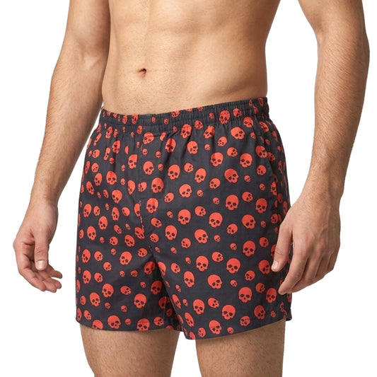 Red Skulls-Men's Organic Cotton Shorts