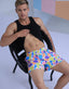Men's Organic Cotton Boxers - Multi Colours blocks & Love on Red (Pack of 2)