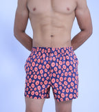 Men's Organic Cotton Shorts - Donuts & Circles on Grey (Pack of 2)