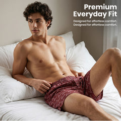 Multi Colours blocks & Love on Red (Pack of 2)-Men's Organic Cotton Boxers