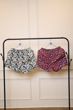 Men's Organic Cotton Shorts - Donuts & Circles on Grey (Pack of 2)