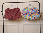 Men's Organic Cotton Boxers - Multi Colours blocks & Love on Red (Pack of 2)